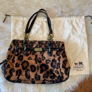 Coach Leopard Print Purse